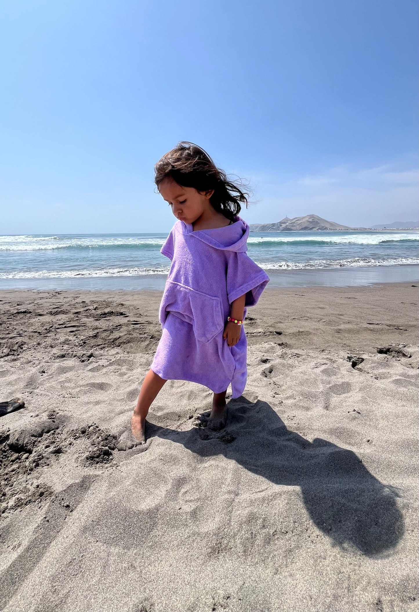 Poncho Kids Lila (Talla 2,4 y 6)