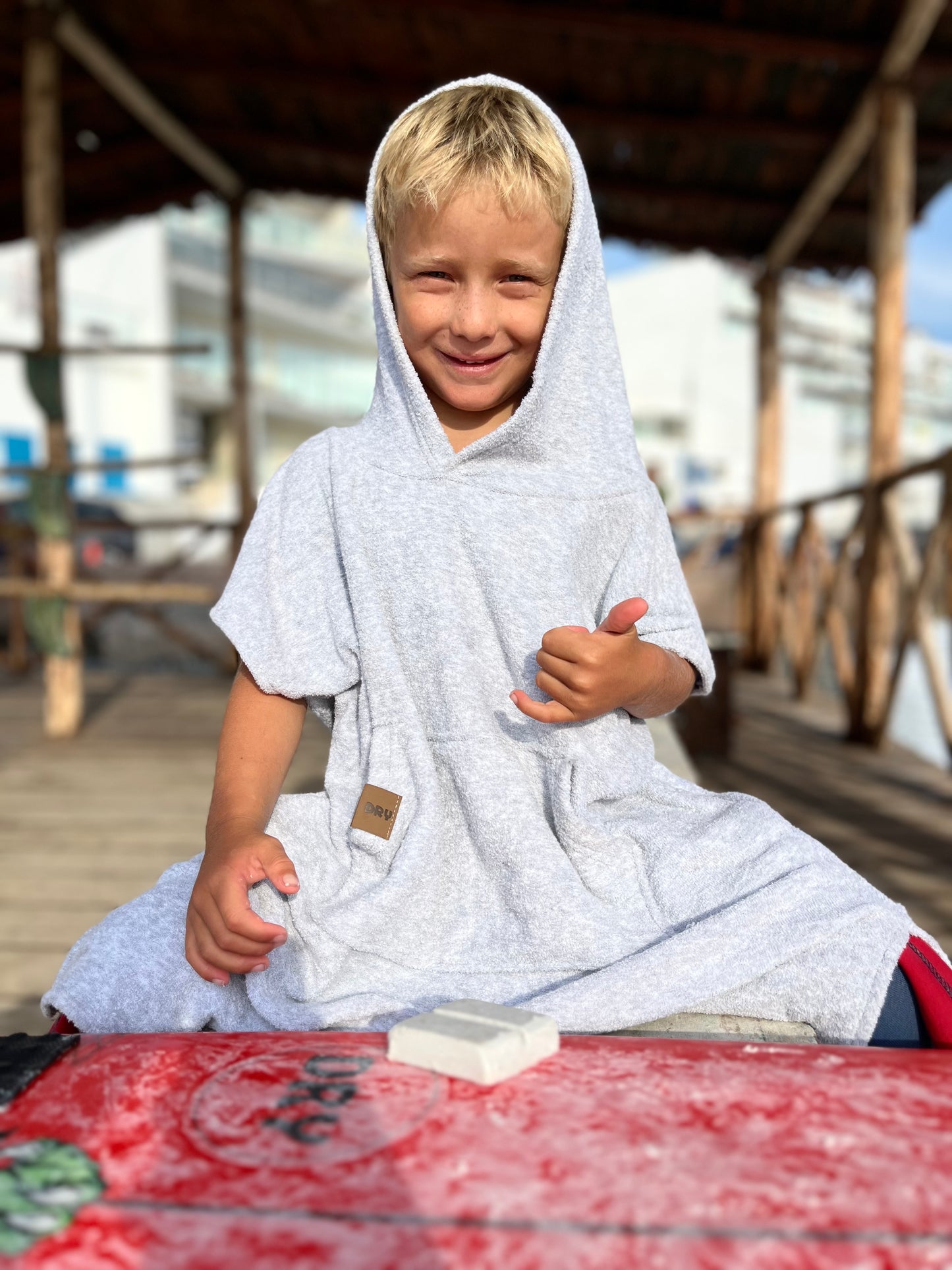 Poncho Kids Melange (Talla 2,4 y 6)
