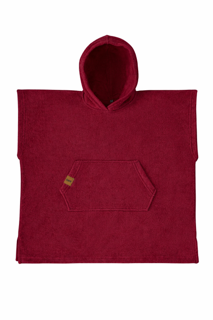 Poncho Kids Guinda (Talla 2,4 y 6)
