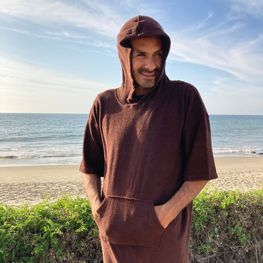 Poncho Grande Marrón (M y L)