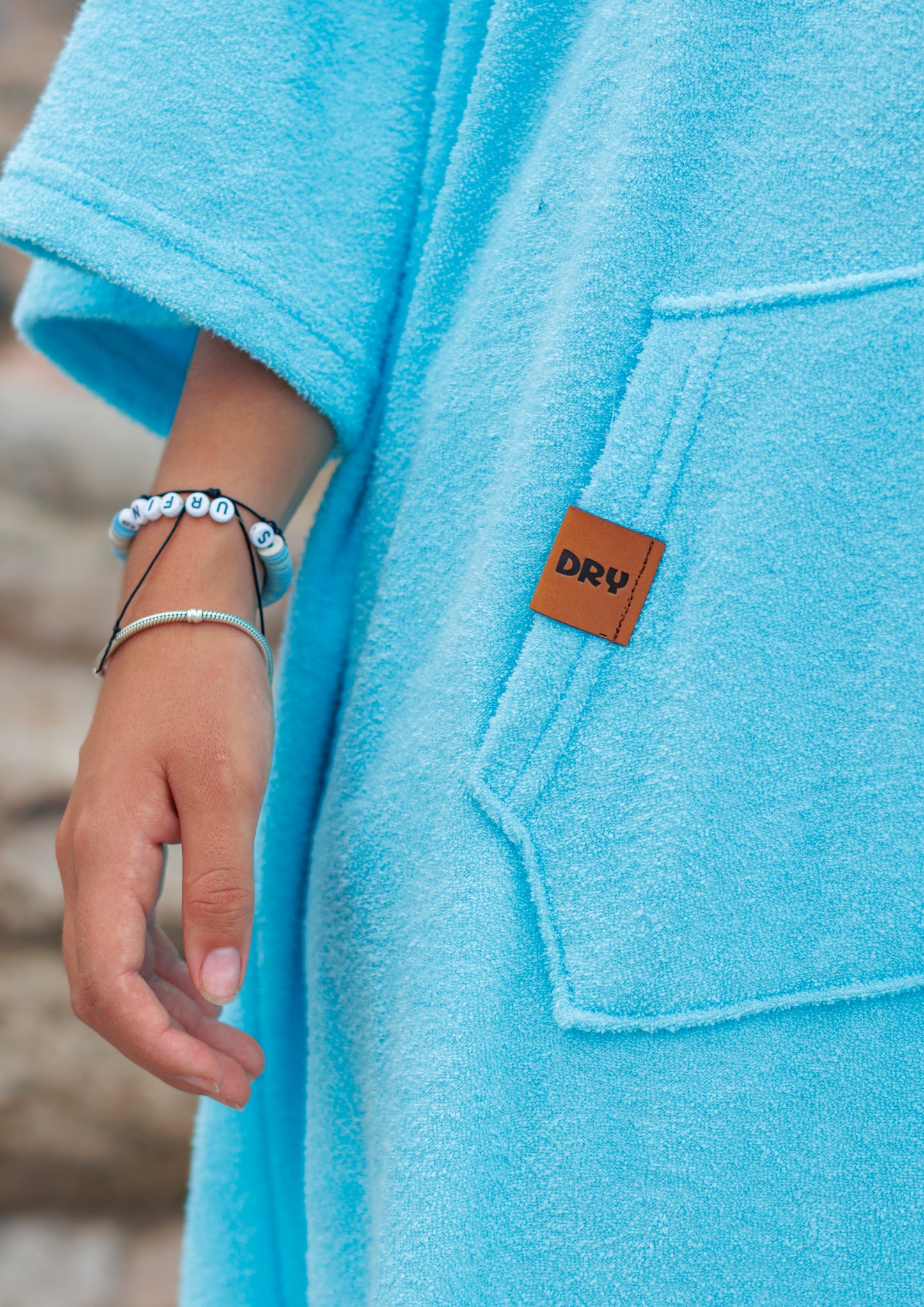 Poncho Grande Celeste (M y L)