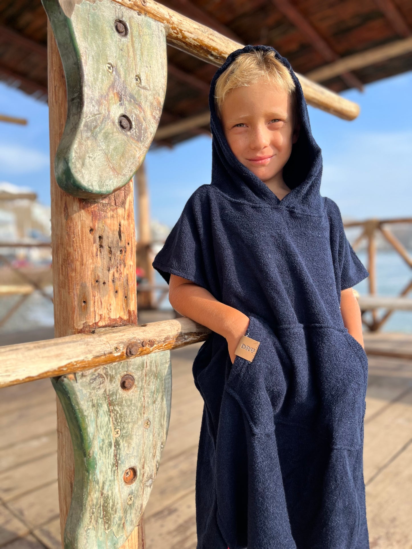 Poncho Kids Azul Marino (Talla 2,4 y 6)