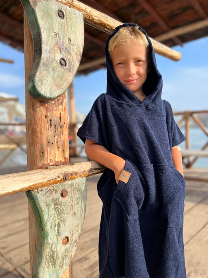 Poncho Kids Azul Marino (Talla 2,4 y 6)