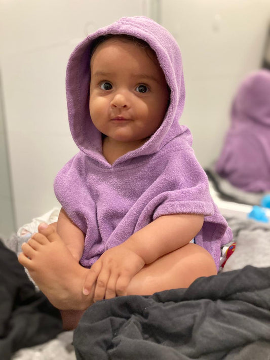 Baby Poncho Lila (0-18 meses)